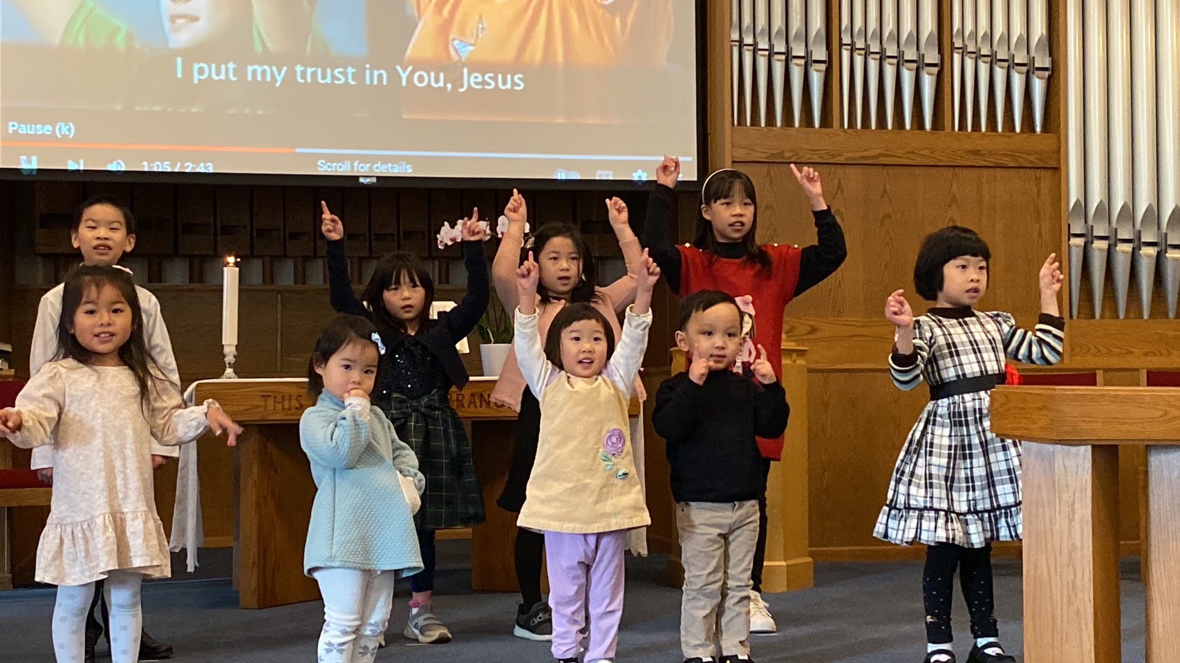 兒童主日學感恩節獻詩